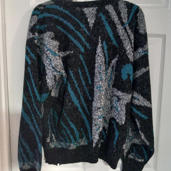 Vintage Coogi style 90s 80s style sweater - Picture 3 of 7